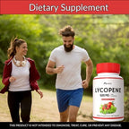 Side profile view of Haramar Mysurty Lycopene 60 capsules bottle