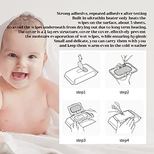 Side profile of Goshyda baby wipe warmer showing compact design