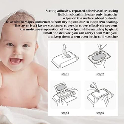 Side profile of Goshyda baby wipe warmer showing compact design