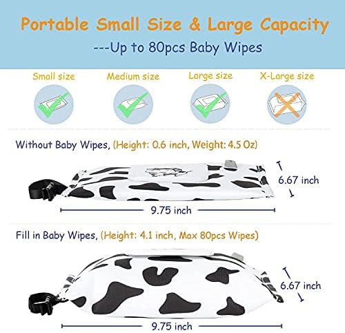 Seposeve baby wipe dispenser open with wipes inside