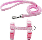 Adjustable straps detail on purple small pet walking harness