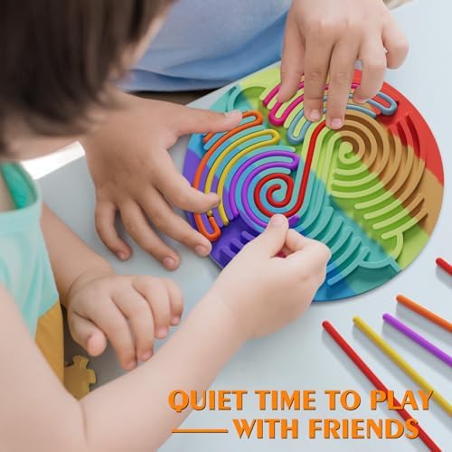 Spkwis adhd fidget board being squeezed to demonstrate the durable and premium silicone texture.