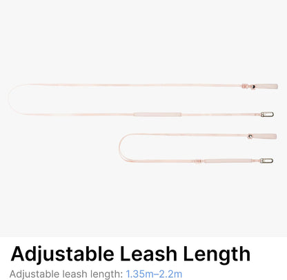 BuddyArmor cat leash in linen color