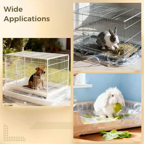 Stack of 100 Pcs Toyosport disposable cage film liners for small animals