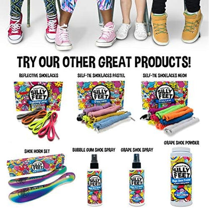 Magic shoe spray being applied to leather footwear for freshness