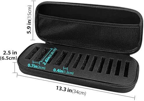 Linkidea hair clipper storage box open view displaying the precise pre-cut foam slots for barber tools.