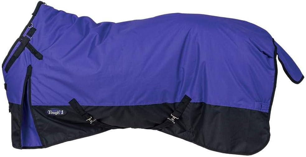 TOUGH1 1200D Turnout Blanket with Belly WRAP and SNUGGIT, Purple, 72-in - Image 15