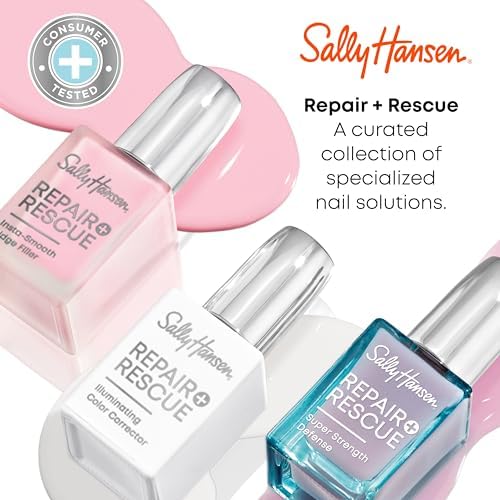 Sally Hansen hydrating nail primer bottle showing the complete list of ingredients on the back