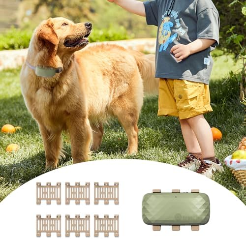 Durable odorless rubber mounting accessories for large breed dog location trackers