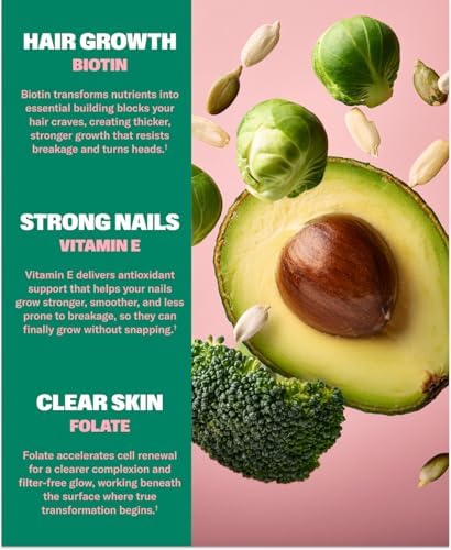 NuStrips biotin folate and vitamin e hair skin nails formula for daily beauty care