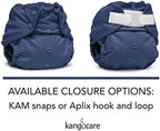Kanga Care Rumparooz Double Leg Gusset Reusable Cloth Diaper Cover Newborn Snap | Aquarius 4-15 lbs - Image 6