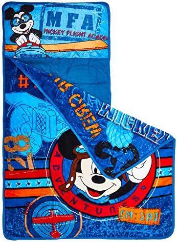Disney Mickey's Toddler Rolled Nap Mat, Flight Academy - Image 3