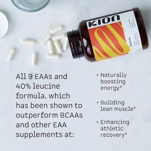 Kion Aminos dietary supplement bottle back label details