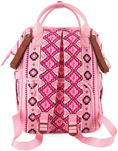 Montana West Wrangler Aztec diaper backpack lifestyle travel setup