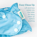 Perforated Kinder diaper liner sheet ready for use