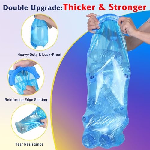 Demonstration of the convenient one handed snap seal and toss feature for easy cleanup