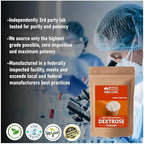 Organic corn-derived glucose powder for hypoglycemia and sports recovery