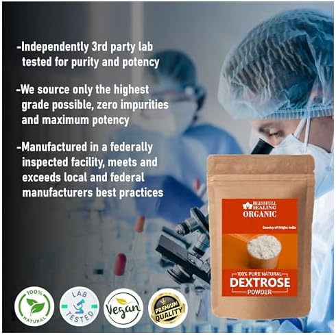 Organic corn-derived glucose powder for hypoglycemia and sports recovery