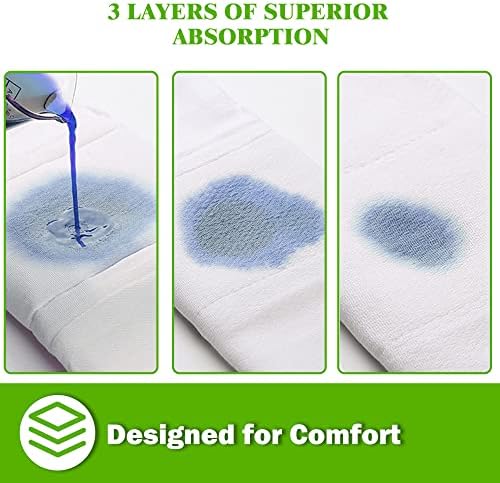 Fasoar prefold cotton diapers closeup view of soft breathable fabric texture