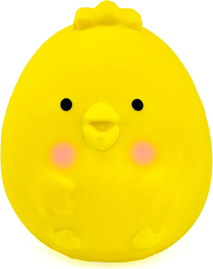 Chiwava 4 pack animal themed latex dog toys showcasing the compact portable size.