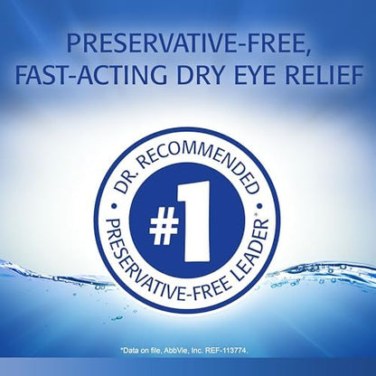 Refresh Classic preservative-free single use vials for sensitive eyes.