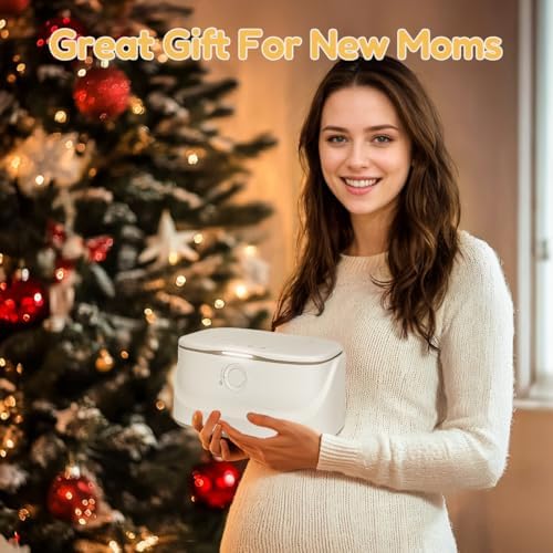 Baby Wipe Warmer with Night Light,Innovative Spring Design,Baby Wet Wipes Dispenser for Large Wipes,Wipes Warmer for Newborn Baby,Temperature Display,3 Modes of Temperature Heating Control - Image 6