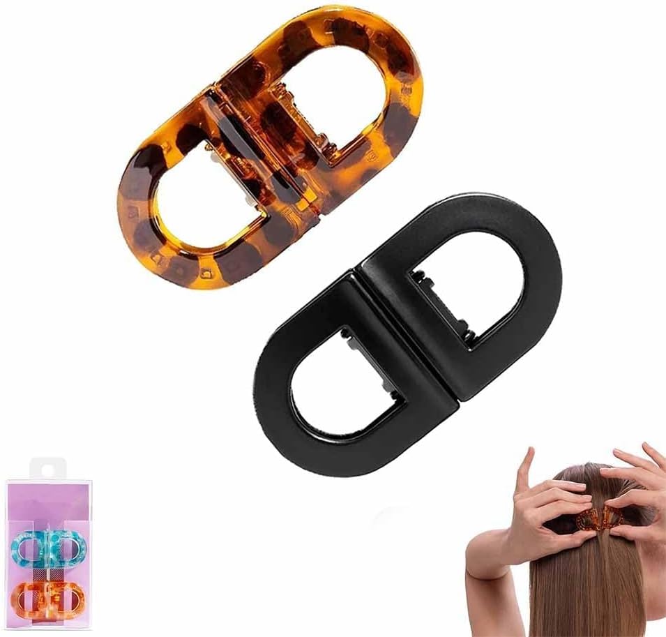 Zaroori magnetic hair clips front view displaying tortoiseshell and black patterns for styling