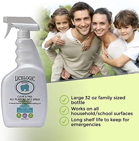 LiceLogic Clear and Free all purpose peppermint scented lice repellent spray