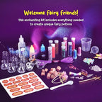 Children using the Dan&Darci potion kit with bottles and charms