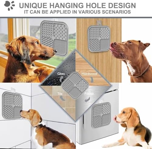 Azyh Dog Slow Feeder Mat during bath time