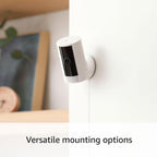 Like-New Ring Indoor Cam, Home or business security in 1080p HD video, White - Image 5
