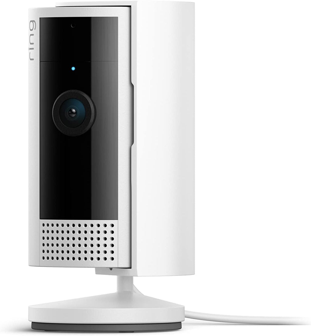 Like-New Ring Indoor Cam, Home or business security in 1080p HD video, White - Image 2