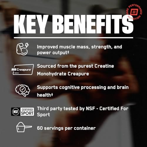 Bare Performance Nutrition unflavored creatine tub packaging view