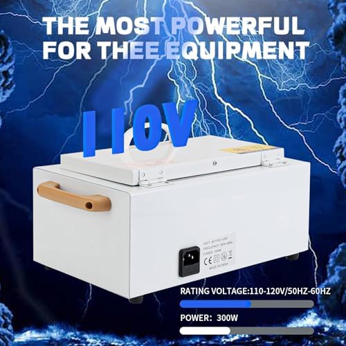 Top view of nail tool sterilizer with lid open