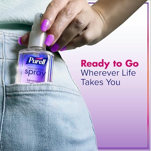 PURELL Hand Sanitizer Spray, Infused with Essential Oils, Scented Variety Pack, 2 fl oz Travel-Size Bottle (Pack of 6) - 2026-04-ECMP - Image 6