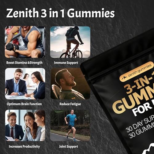 Side view of Zenith shilajit gold pouch displaying daily usage instructions and ingredients