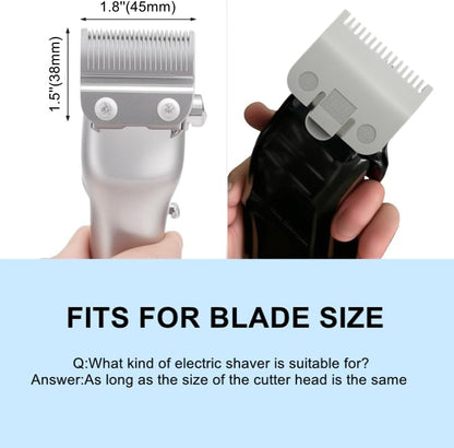 Side profile of the durable one sixteenth inch grooming attachments showing the smooth glide teeth pattern