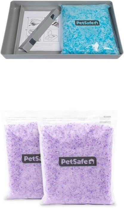 PetSafe ScoopFree 4.3 lb Bags (2 Pack) Premium Crystal Cat Litter - Outperforms Clay Litter - Refill Packs - Reusable Tray Compatible - Fresh Scent - Image 14