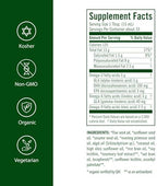 Flora Udo's Choice Omega 3 6 9 Oil Blend nutrition label details