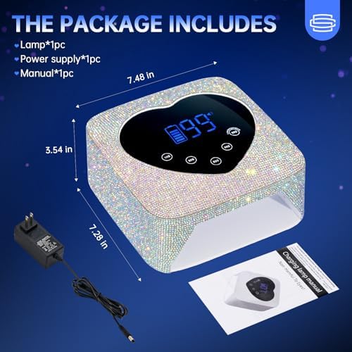 Christine Shelly professional nail curing lamp packaged for retail