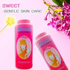 Thai cooling talcum powder for skin irritation and heat rash soothing.