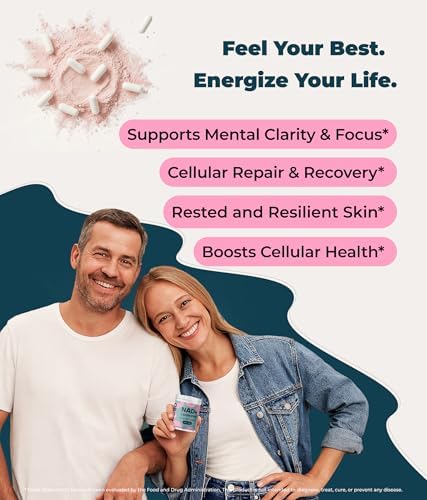 Welio NAD dietary supplement bottle side label details