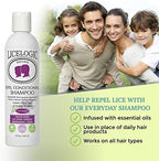 Natural enzyme based lice treatment and prevention bottle