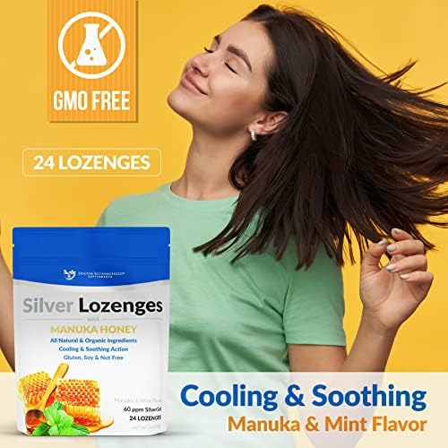 Doctor Recommended silver lozenges nutrition facts label