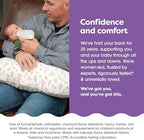 Boppy nursing pillow cover with zipper detail