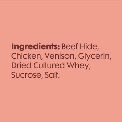 Back label of Better Belly highly digestible dog treats showing ingredients and usage guidelines