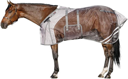 Schneiders Mosquito Mesh II Adjusta-Fit Horse Fly Sheets | Insect & UV Protection for Horses | Durable 350D Mesh | Reflective Safety Stripes - Image 11