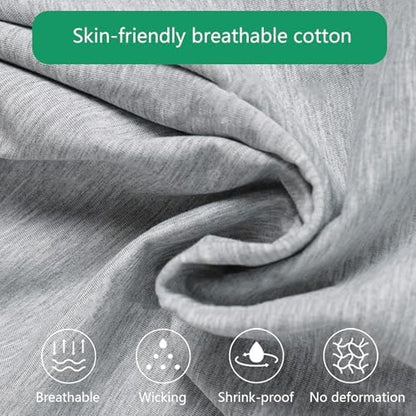 TXULYDD women's cotton surgery recovery top showing side opening detail