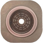 Hollister 14603 2-piece ostomy wafer with beige floating flange and tape border