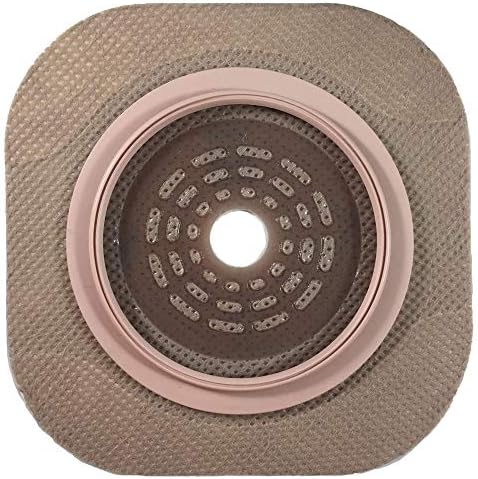 Hollister 14603 2-piece ostomy wafer with beige floating flange and tape border
